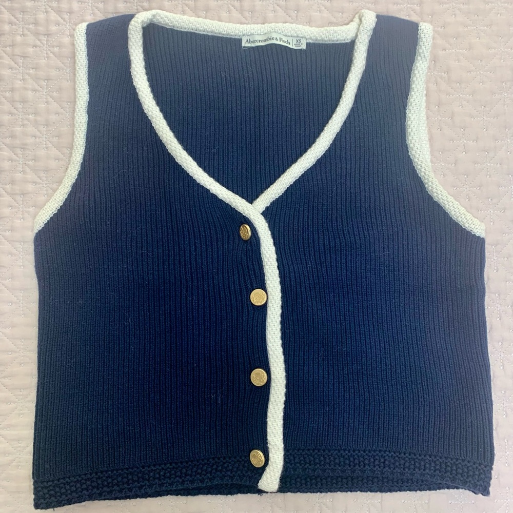 Abercrombie Mara Sweater Knit Vest
